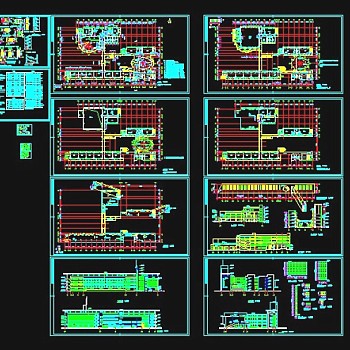 某地区某学校框架结构综合楼设计cad建施图