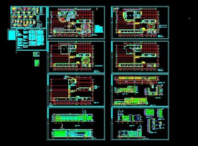 某地区某学校框架结构综合楼设计cad建施图