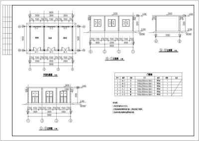 农村污染连片治理污水处理CAD施工图（含设计说明）3D模型