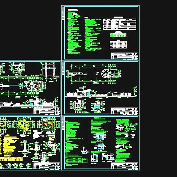 某地区某公司传达室大门设计cad建施图3D模型