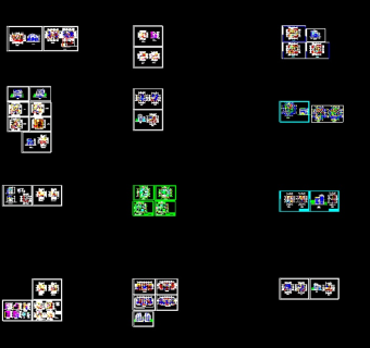 12套农村住宅设计施工CAD详细方案图