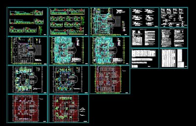 医院手术室空调通风系统cad平面设计施工图3D模型