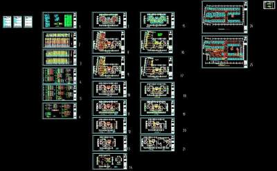 某小区高层住宅楼建筑电气设计cad施工图