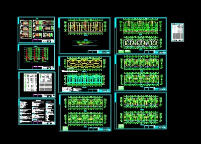 上海某小区高层住宅电气设计cad图