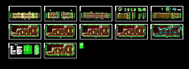 西安市某军医大学口腔医院设计CAD详图
