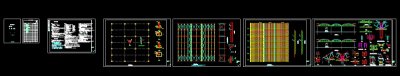 空间钢管桁架结构cad施工设计图3D模型