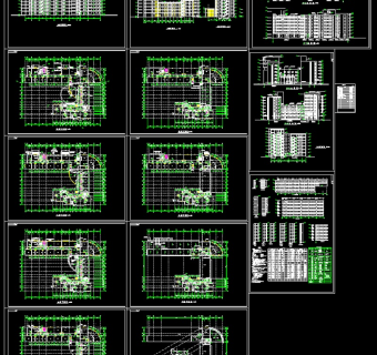 某地多层办公楼建筑CAD设计全套施工图