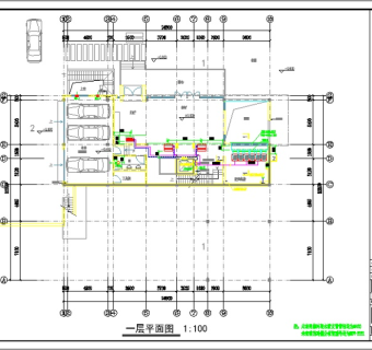 南方某别墅cad空调通风设计图纸