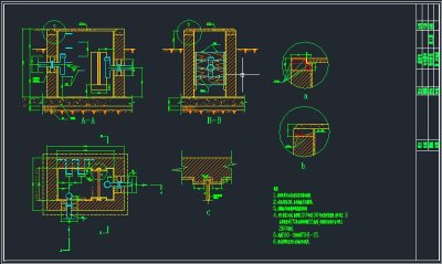 某建筑工程食堂隔油池设计图3D模型