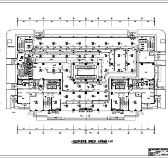 某大厦写字楼建筑暖通空调cad施工图纸