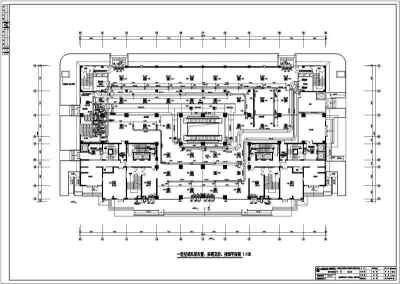 某大厦写字楼建筑暖通空调cad施工图纸