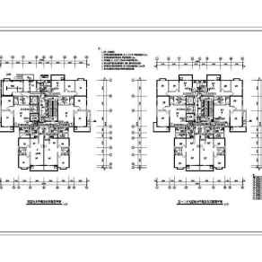 某高层住宅楼建筑全套电气cad施工设计图纸