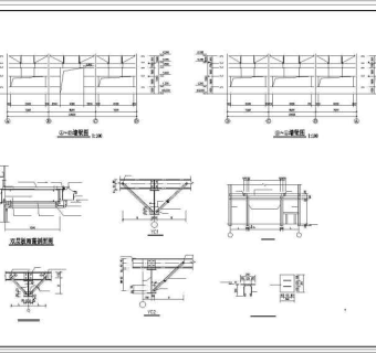 某轻钢厂房结构施工图纸