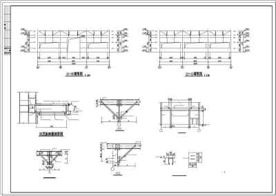 某轻钢厂房结构施工图纸