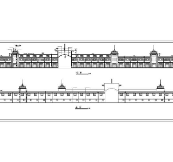 某商铺设计施工CAD扩出图