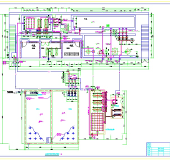 体育馆网球中心污水处理系统图纸