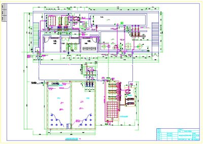 体育馆网球中心污水处理系统图纸
