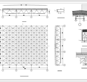 某网架结构施工图纸