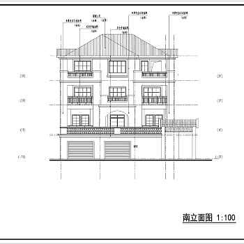 某私人小别墅设计建筑施工图