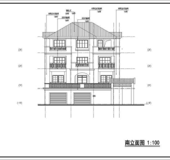 某私人小别墅设计建筑施工图