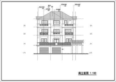 某私人小别墅设计建筑施工图