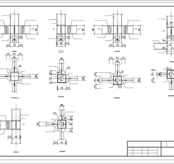 七层钢结构框架办公楼施工图