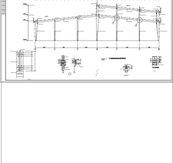 某钢结构厂房结构图纸
