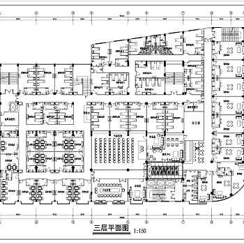 南方某休闲娱乐中心会所cad设计方案图