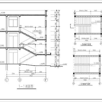 某市三层医院办公楼的CAD建筑方案设计