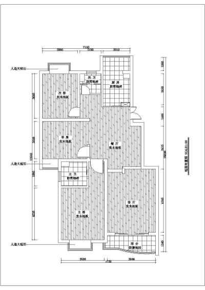 一套完整家装室内设计cad施工图含效果图3D模型