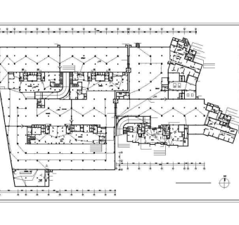 某小区高层地下室电气CAD施工图