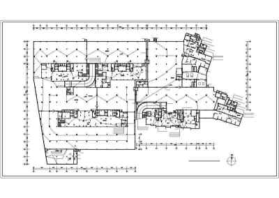 某小区高层地下室电气CAD施工图