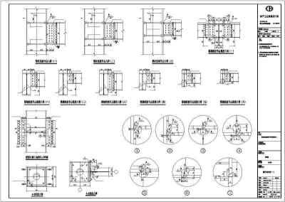 高层钢结构建筑cad施工图3D模型