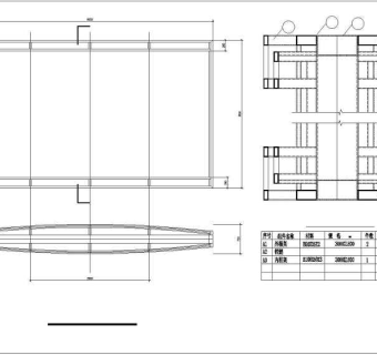 3米高公交候车亭钢结构图纸