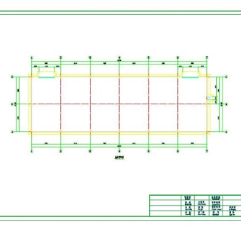 轻型门式钢架单层钢结构厂房仓库建筑结构施工图3D模型