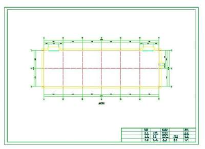 轻型门式钢架单层钢结构厂房仓库建筑结构施工图3D模型