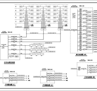 某多层住宅楼全套电气CAD平面施工图纸