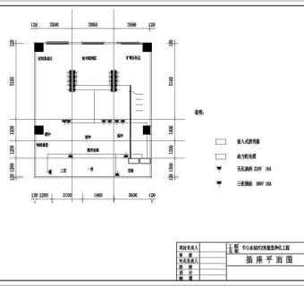 某大学PCR实验室cad暖通空调平面设计施工图