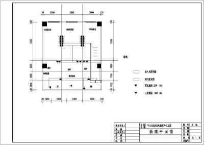 某大学PCR实验室cad暖通空调平面设计施工图