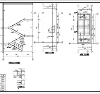 钢结构消防楼梯建筑结构设计图3D模型