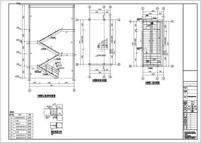 钢结构消防楼梯建筑结构设计图3D模型