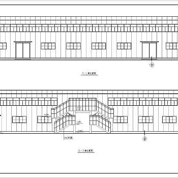 某食堂钢结构建筑设计CAD施工图