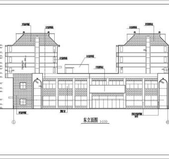 某商住楼建筑施工CAD设计图纸