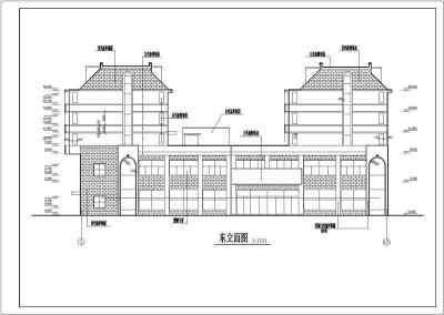 某商住楼建筑施工CAD设计图纸