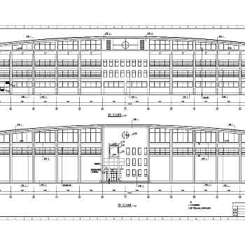 体育馆建筑全套设计施工CAD图纸