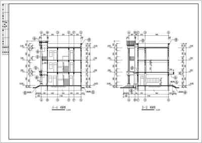 某地餐厅建筑设计CAD施工图