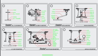 绿化平面图（给排水）滴灌系统设计图3D模型