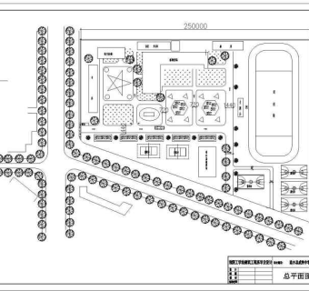 某地四层中学教学楼建筑CAD施工图纸（含建筑设计总说明）