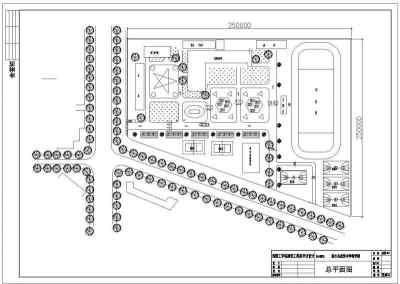 某地四层中学教学楼建筑CAD施工图纸（含建筑设计总说明）