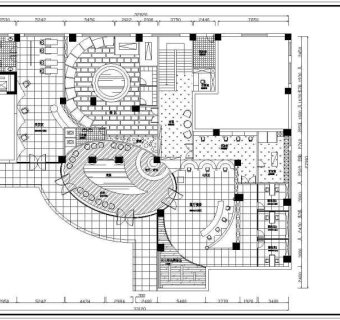 某地整套美容院装修cad设计施工图纸3D模型